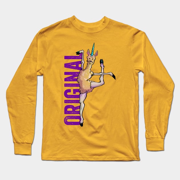 Llamacorn Long Sleeve T-Shirt by corykerr